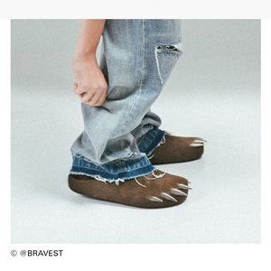 Bravest Bear Claw Slippers/ Slides Unisex 7